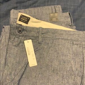 Jcrew 770 Stretch Fit 36x32 NWT Blue Chambray